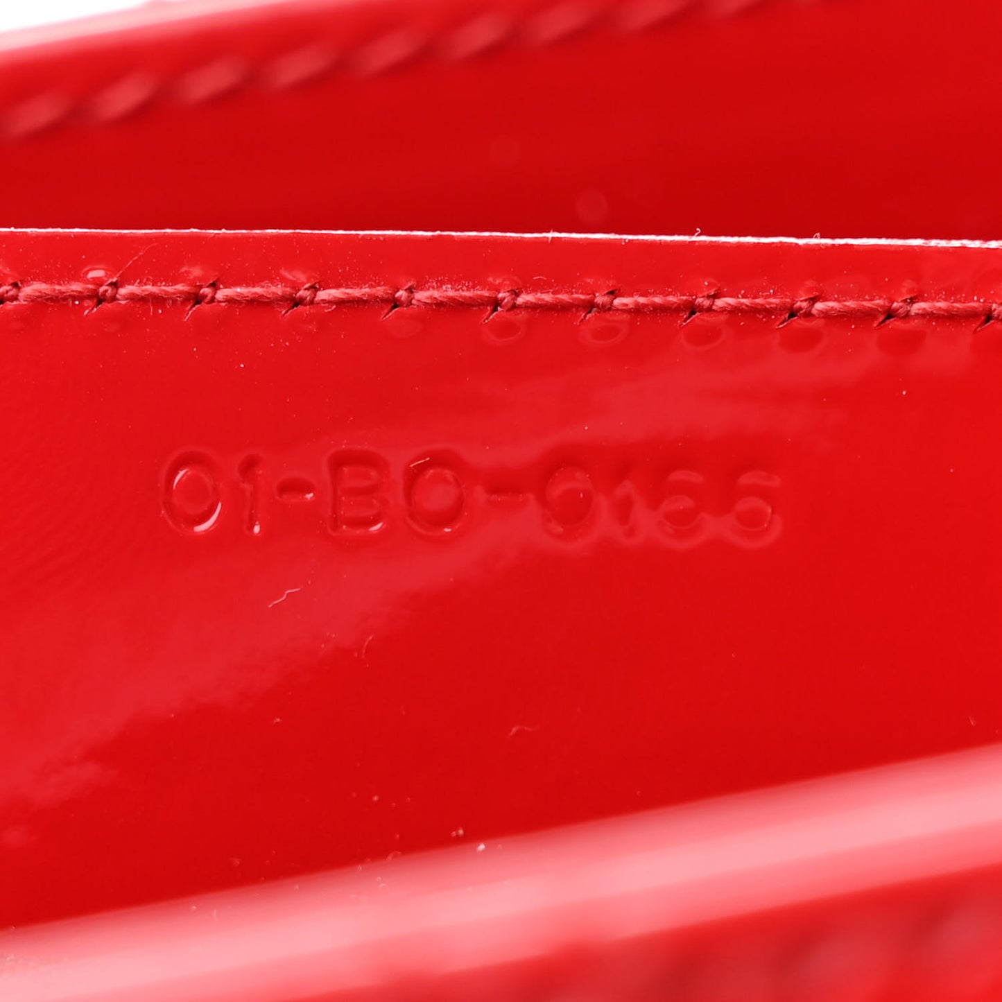 Patent Cannage Medium Lady Dior Red