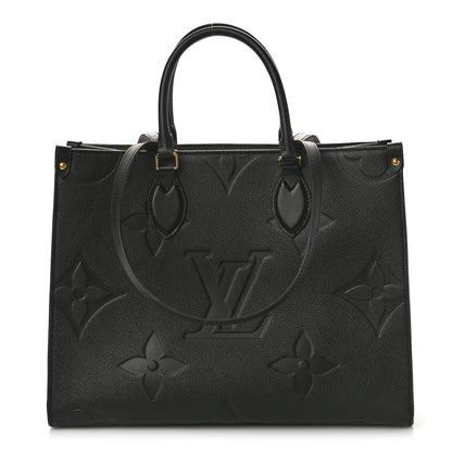 Louis Vuitton Empreinte Monogram Giant Onthego MM Black 1 of 9