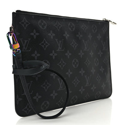 Louis Vuitton Monogram Eclipse Fragment Cabas Light Pochette 2 of 7
