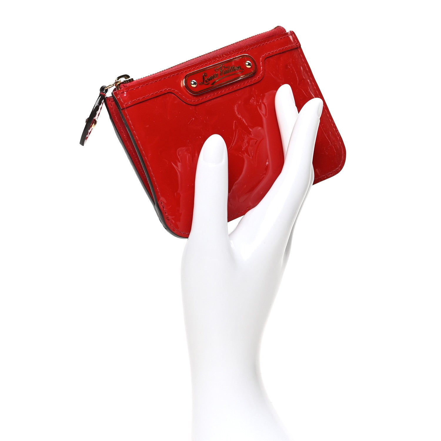 Louis Vuitton Vernis Key Pouch Pomme D'Amour 2 of 8