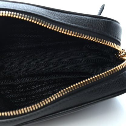 Prada Vitello Daino Mini Camera Crossbody Black 5 of 9