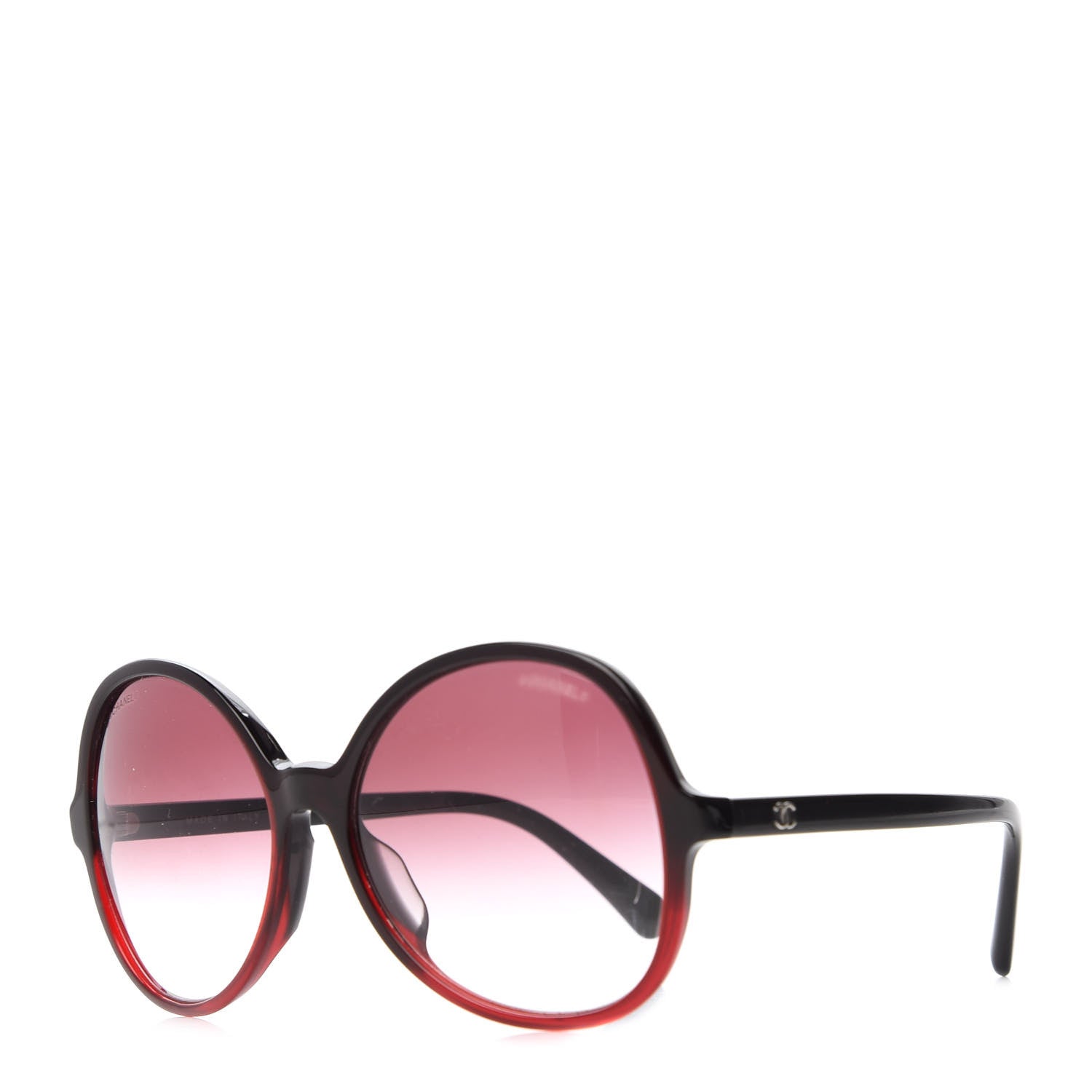 Chanel CC Sunglasses 5351 Black Red 1 of 8