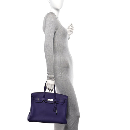 Hermes Togo Birkin 35 Iris 2 of 23