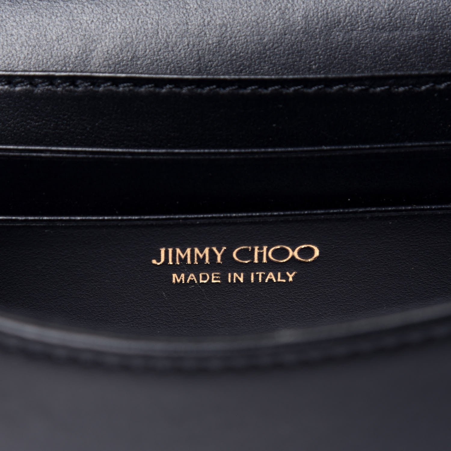 Jimmy Choo Smooth Calfskin Crystal Snake Buckle Paris Crossbody Bag Black 6 of 9