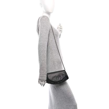 Chanel Caviar Half Moon Wallet On Chain WOC Black 2 of 12