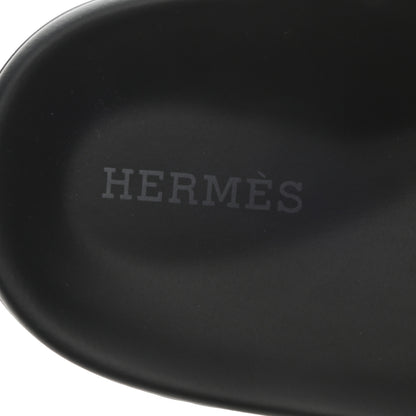 Hermes Calfskin Womens Chypre Sandals 38 Gold 7 of 9