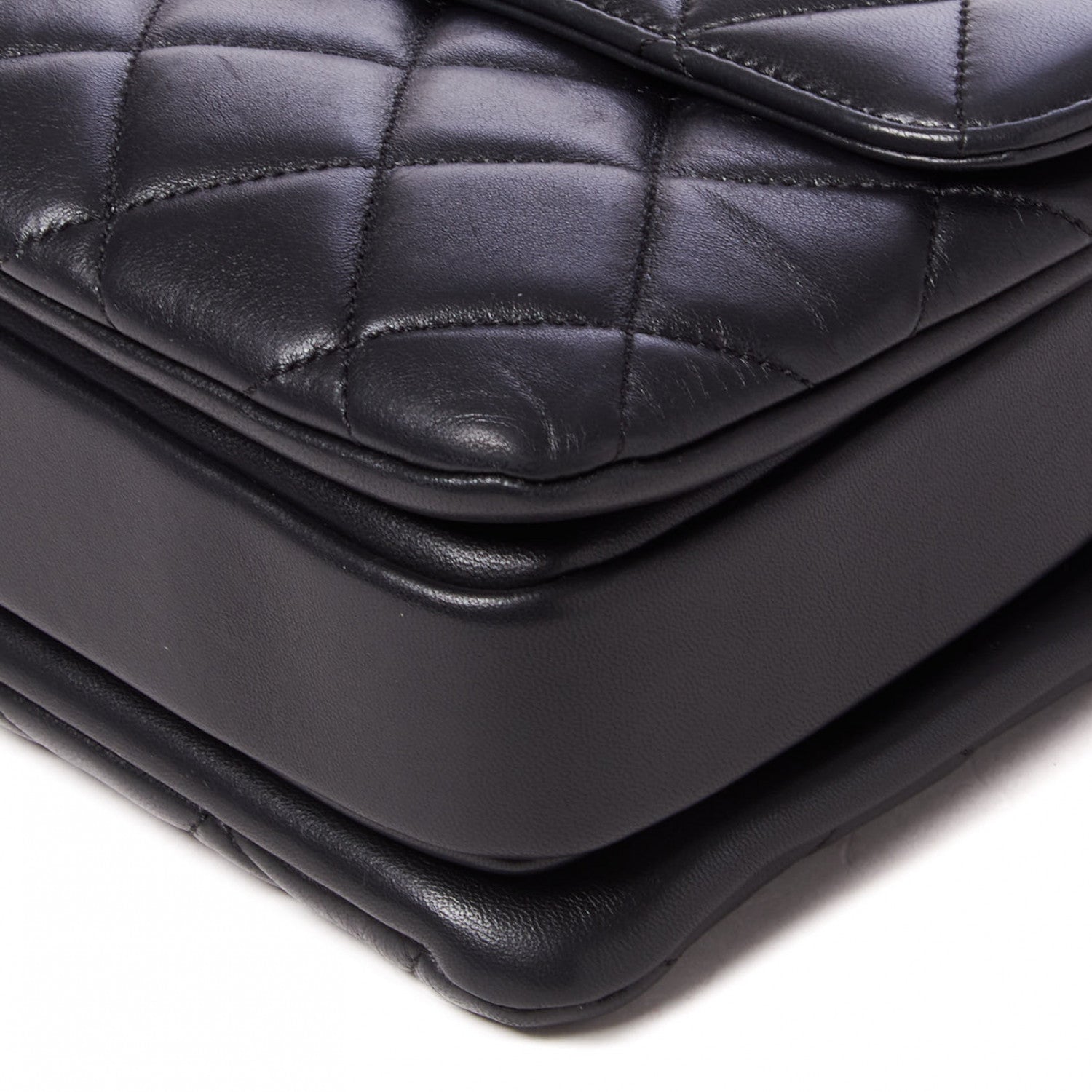 Chanel Lambskin Quilted Medium Trendy CC Flap Dual Handle Bag Black 7 of 10