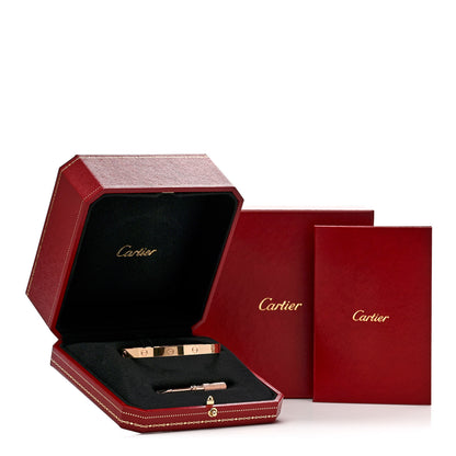 Cartier 18K Pink Gold LOVE Bracelet 20 2 of 9