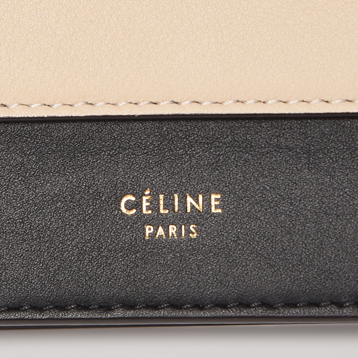 Celine Stingray Shiny Calfskin Clutch on a Chain Black 6 of 7