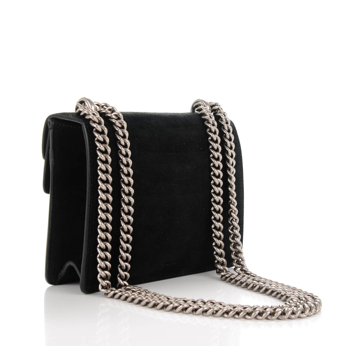 Suede Mini Dionysus Shoulder Bag Black