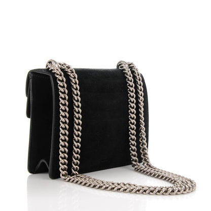 Gucci Suede Mini Dionysus Shoulder Bag Black 3 of 7