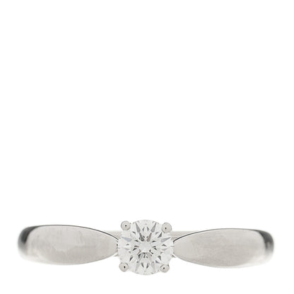 Tiffany Platinum Diamond .25ct Harmony Solitaire Engagement Ring 51 5.75 1 of 5