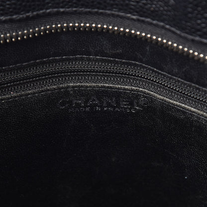Chanel Caviar Quilted Medallion Tote Black 6 of 13