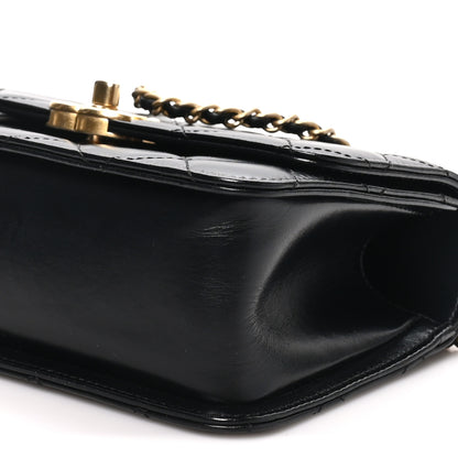 Chanel Calfskin Quilted Mini Perfect Fit Flap Black Black Black 10 of 11