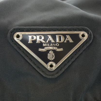 Prada Nylon Cinch Backpack Black 5 of 8