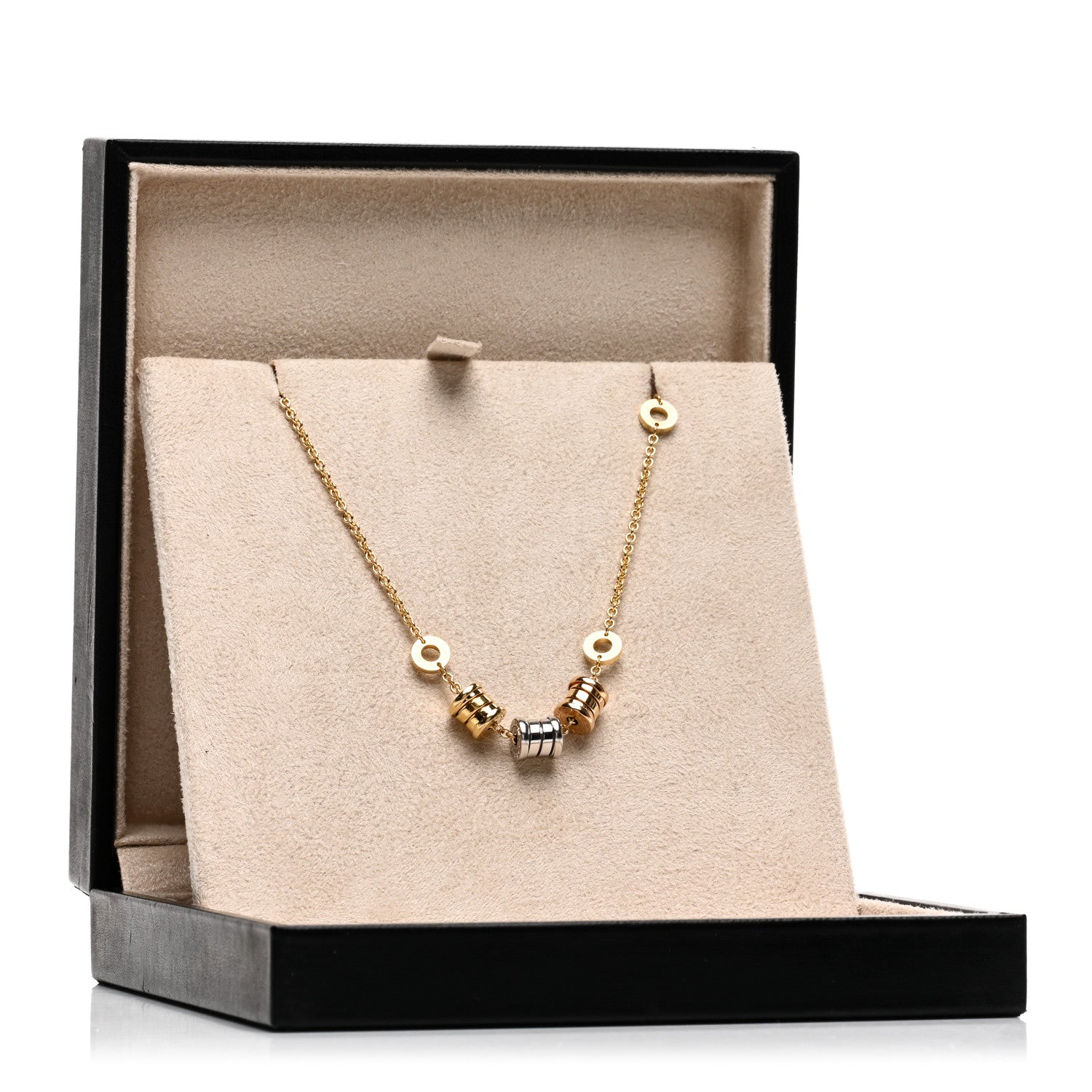 Bulgari 18K Yellow Rose White Gold B.Zero1 Bracelet 4 of 4