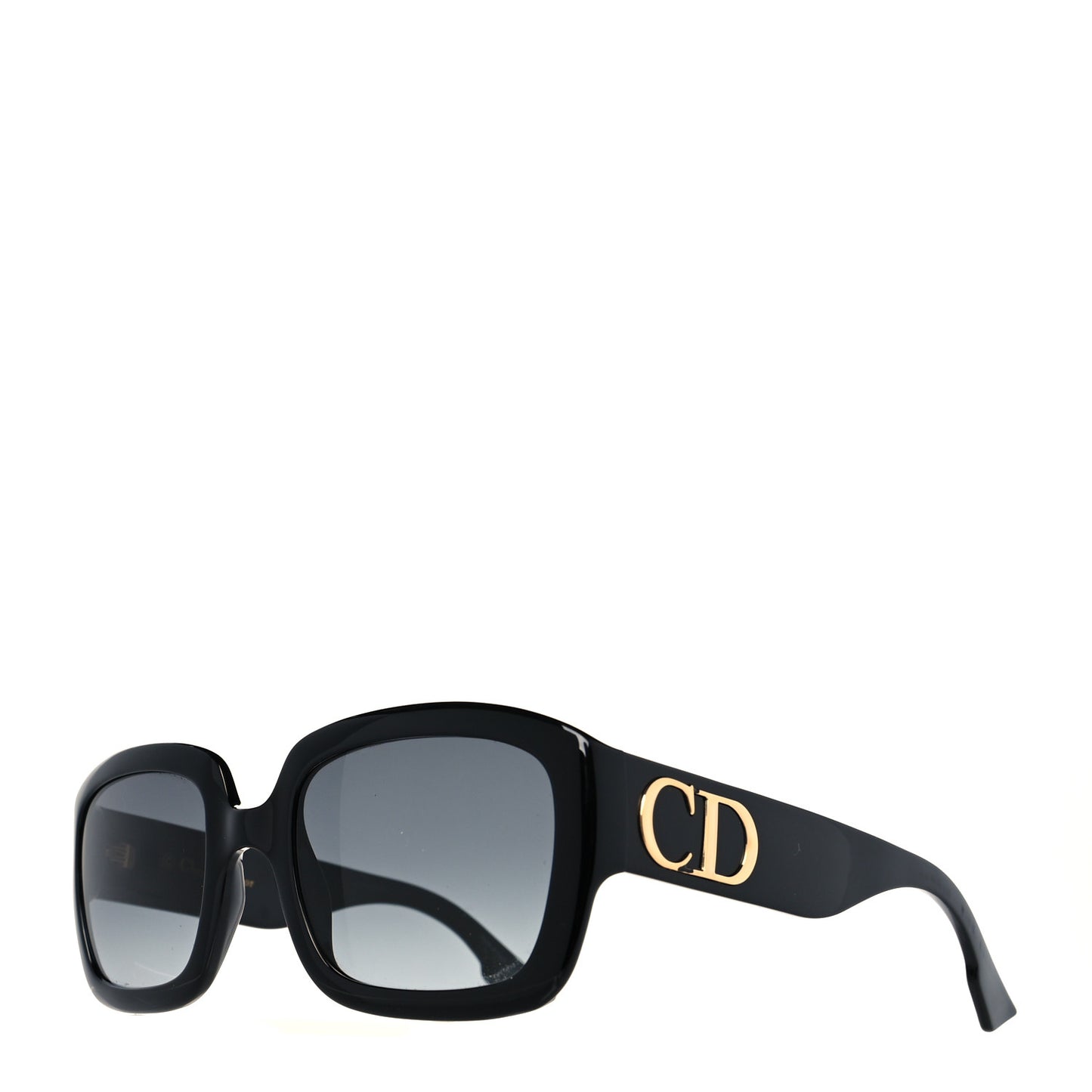 Acetate DDior Square Sunglasses Black