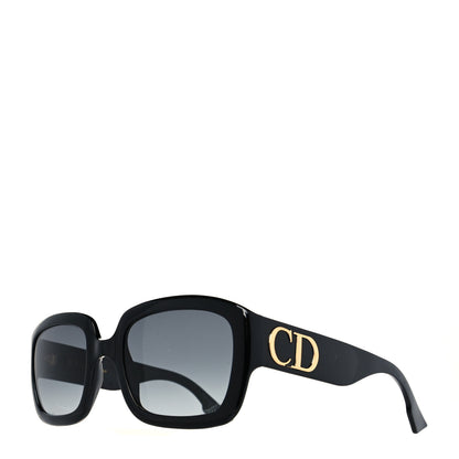 Christian Dior Acetate DDior Square Sunglasses Black 1 of 7