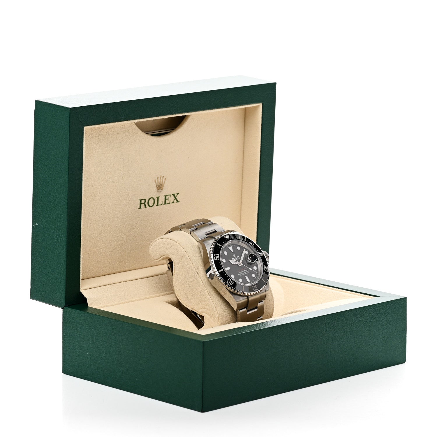 Rolex Stainless Steel 43mm Oyster Perpetual Date Sea-Dweller Watch Black 126600 5 of 5