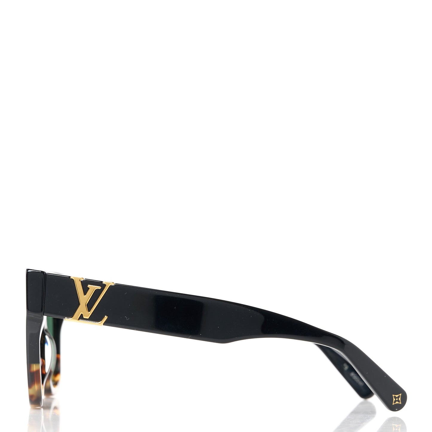 The LV Square Sunglasses Z1510W Black Dark Tortoise