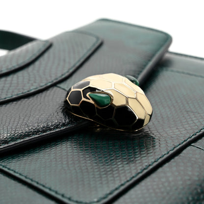 Bulgari Karung Serpenti Forever Top Handle Forest Emerald 14 of 14