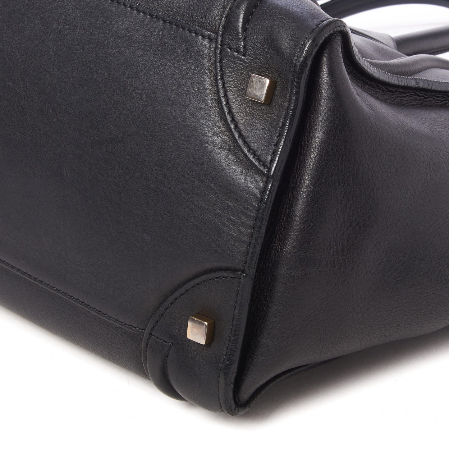 Smooth Calfskin Mini Luggage Black