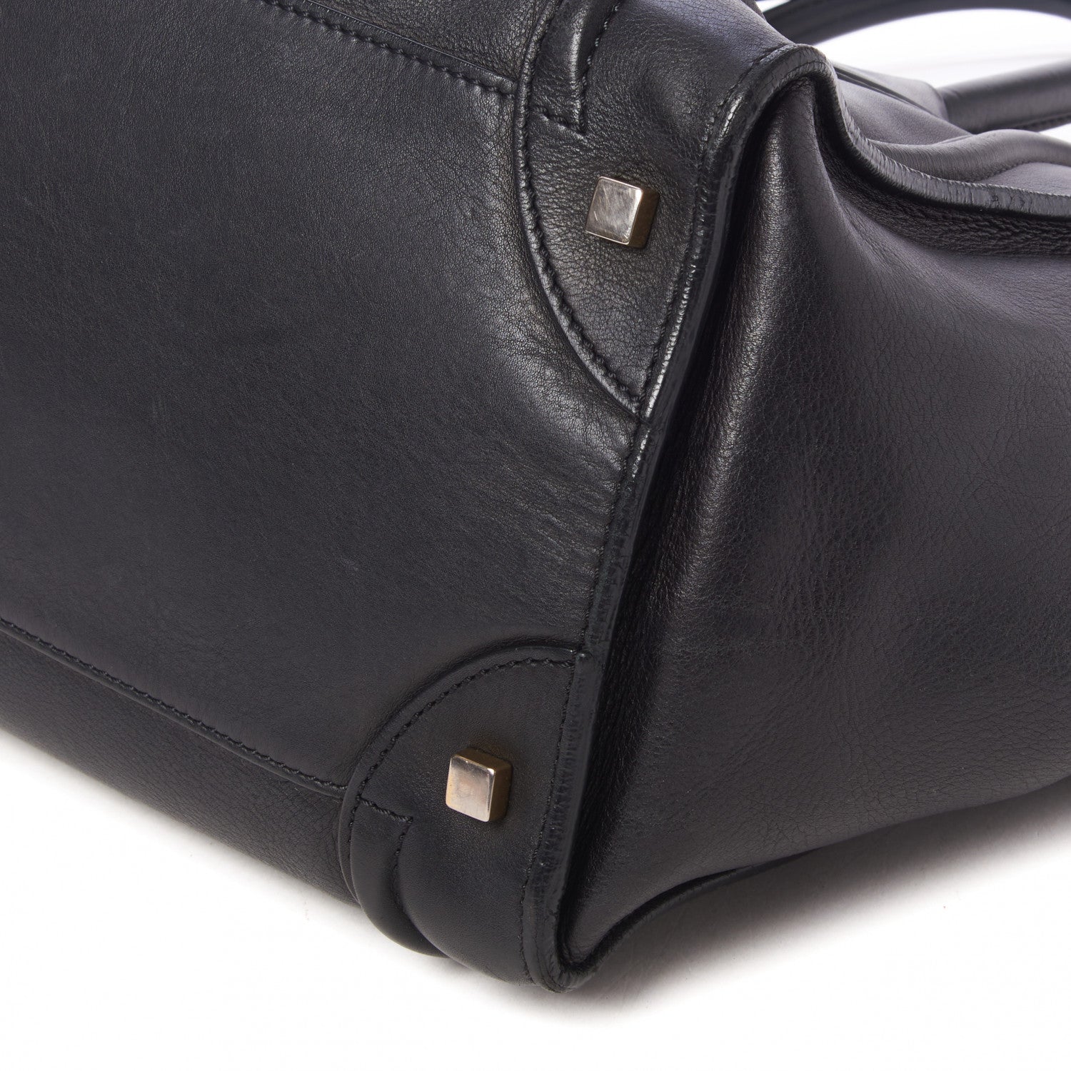Celine Smooth Calfskin Mini Luggage Black 4 of 9