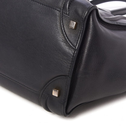 Celine Smooth Calfskin Mini Luggage Black 4 of 9