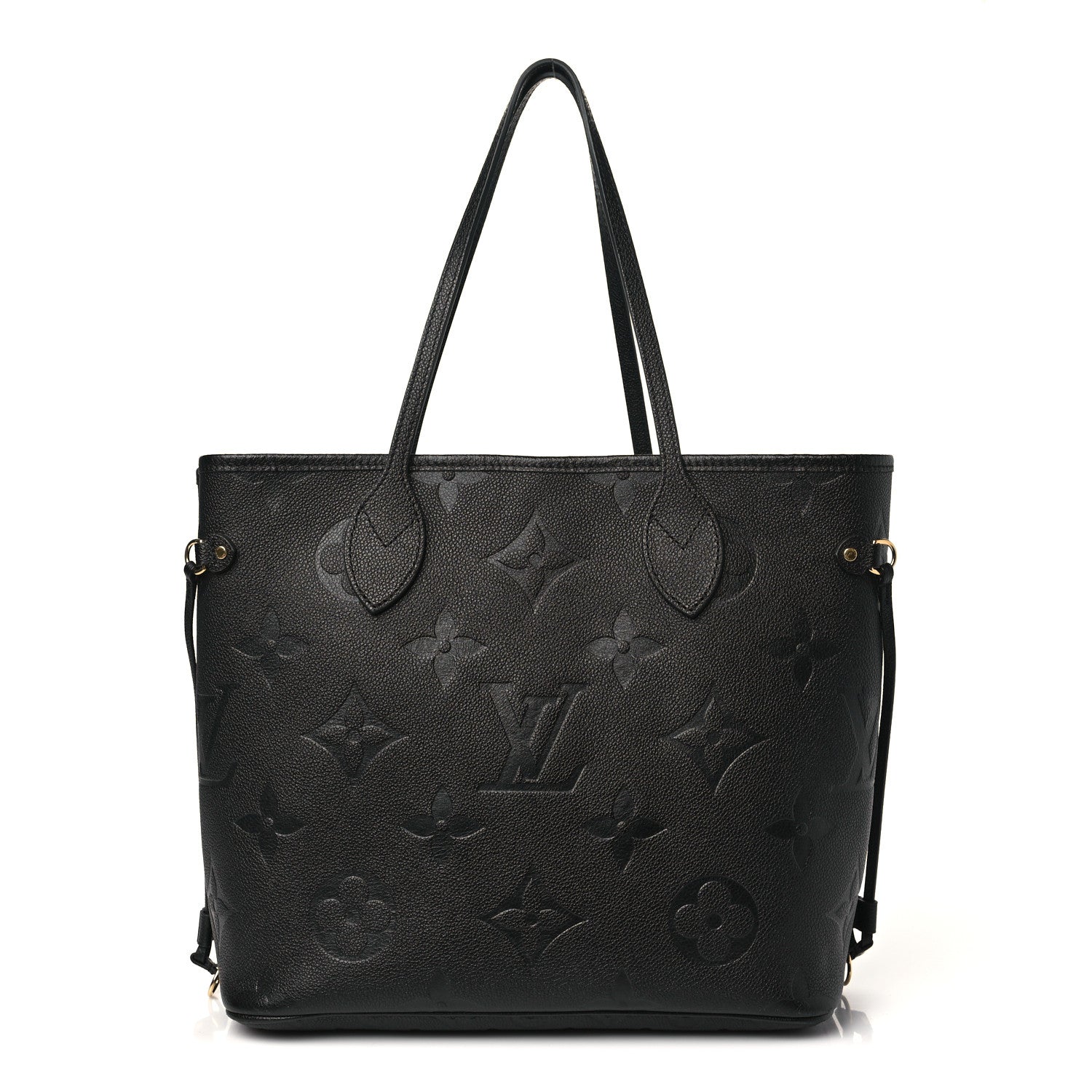 Louis Vuitton Empreinte Monogram Giant Neverfull MM Black 3 of 9