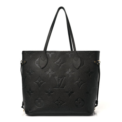 Louis Vuitton Empreinte Monogram Giant Neverfull MM Black 3 of 9