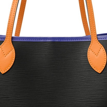 Louis Vuitton Epi Neverfull MM Noir Figue Safran 8 of 11