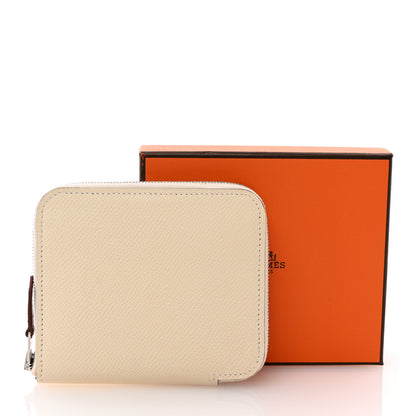 Hermes Epsom Silk'in Compact Wallet Nata Colvert 11 of 11