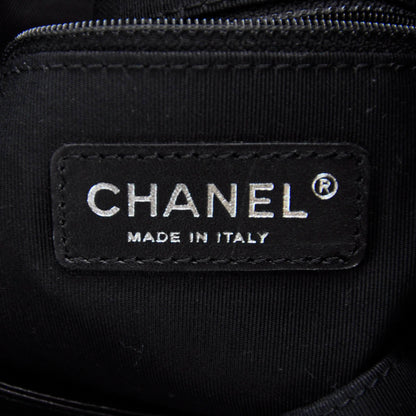 Chanel Vinyl Stretch Spirit Large Cabas Tote Black 8 of 11