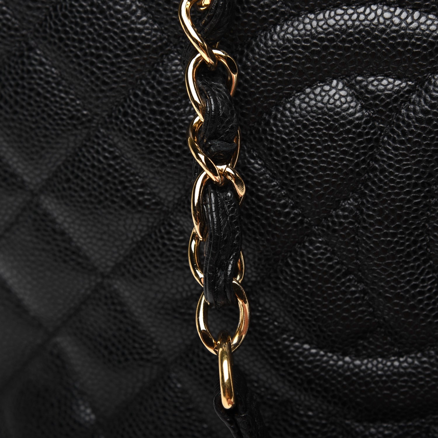 Chanel Caviar Quilted Grand Shopping Tote GST Black 26 of 28