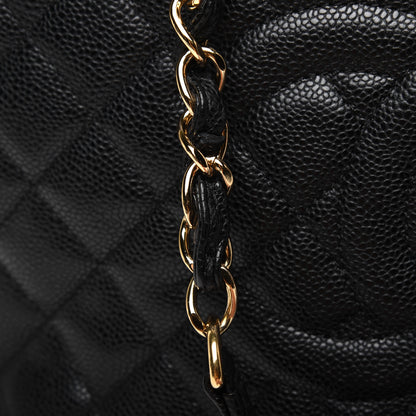 Chanel Caviar Quilted Grand Shopping Tote GST Black 26 of 28