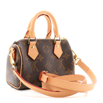 Louis Vuitton Monogram Nano Speedy Bandouliere 3 of 11