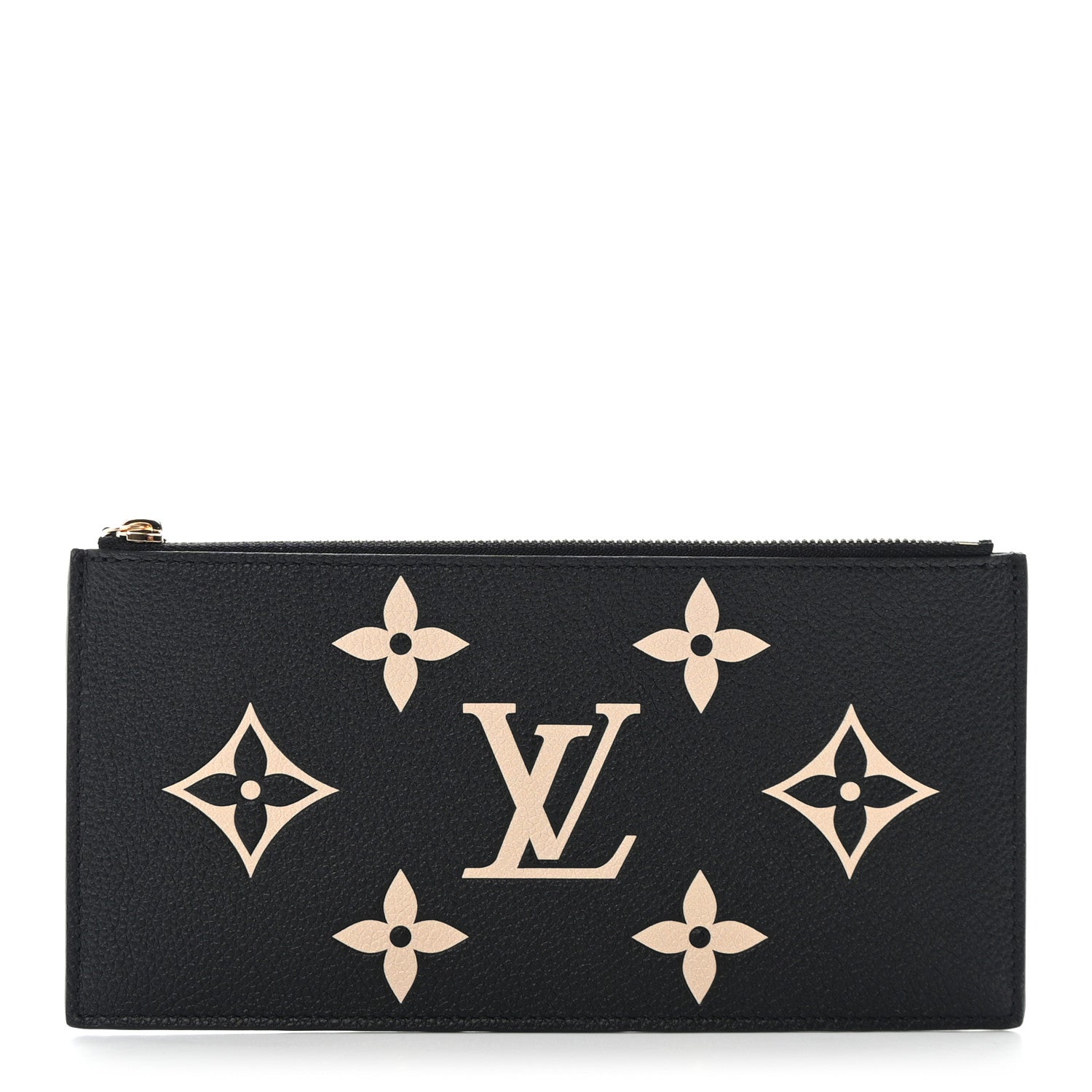 Louis Vuitton Empreinte Monogram Giant Crafty Pochette Felicie Zippered Insert Black 1 of 6