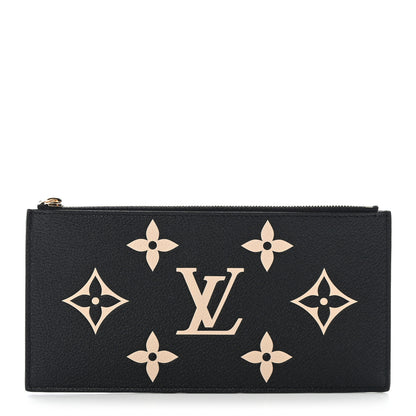 Louis Vuitton Empreinte Monogram Giant Crafty Pochette Felicie Zippered Insert Black 1 of 6