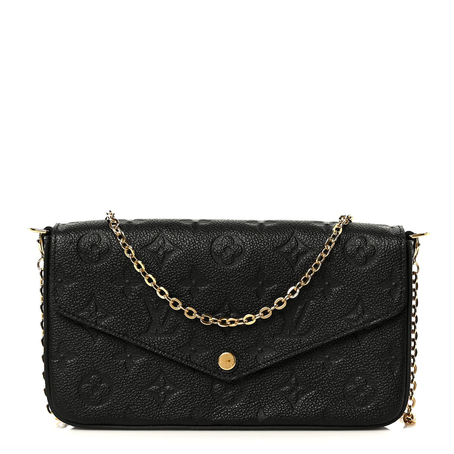 Empreinte Pochette Felicie Chain Wallet Black