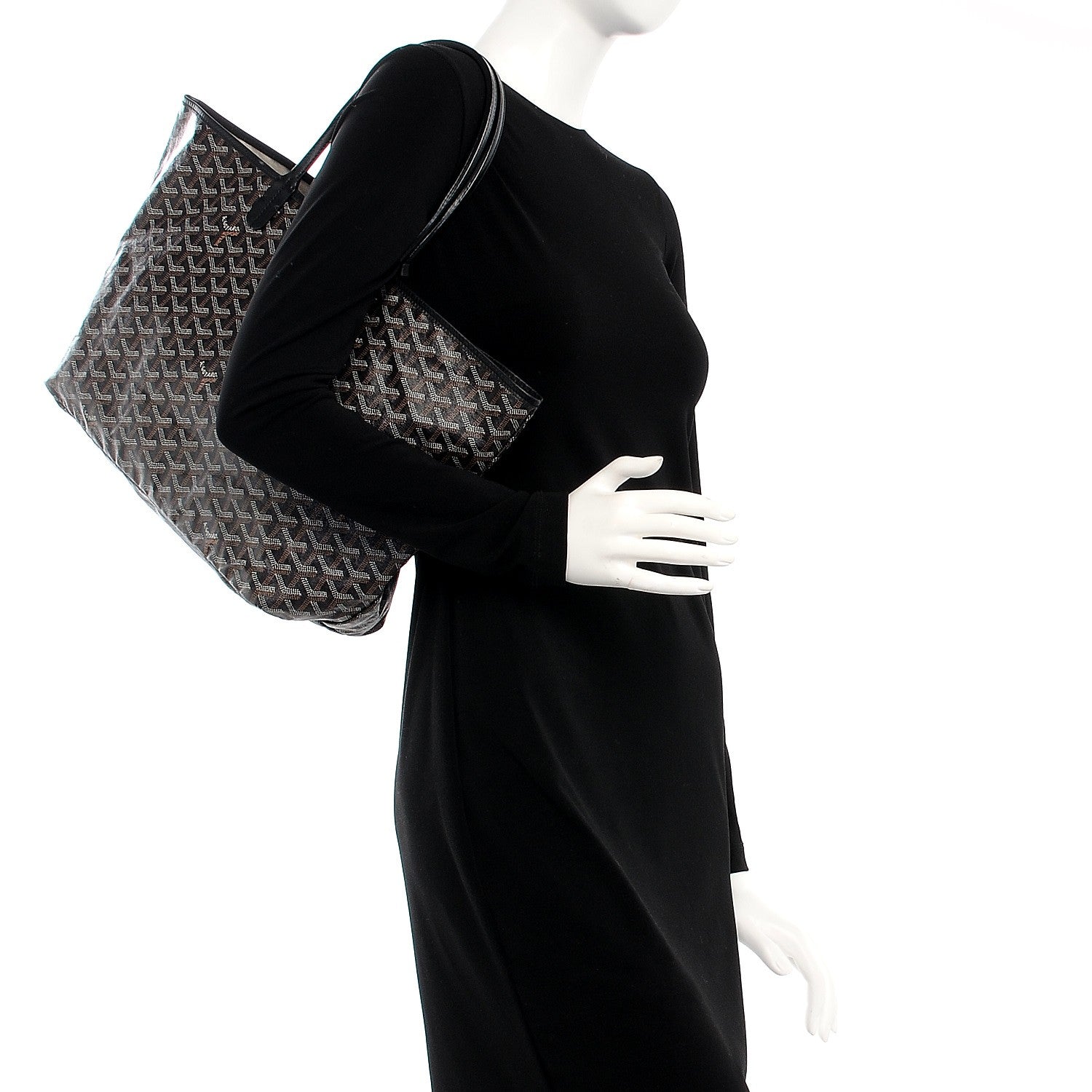 Goyard Goyardine Saint Louis PM Black 2 of 9