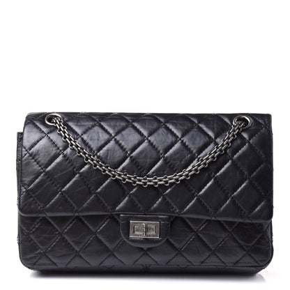 Chanel Aged Calfskin Quilted 2.55 Reissue 226 Flap Black 1 of 12