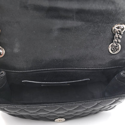 Saint Laurent Sheepskin Tri-Quilt Monogram Medium College Bag Black 5 of 10