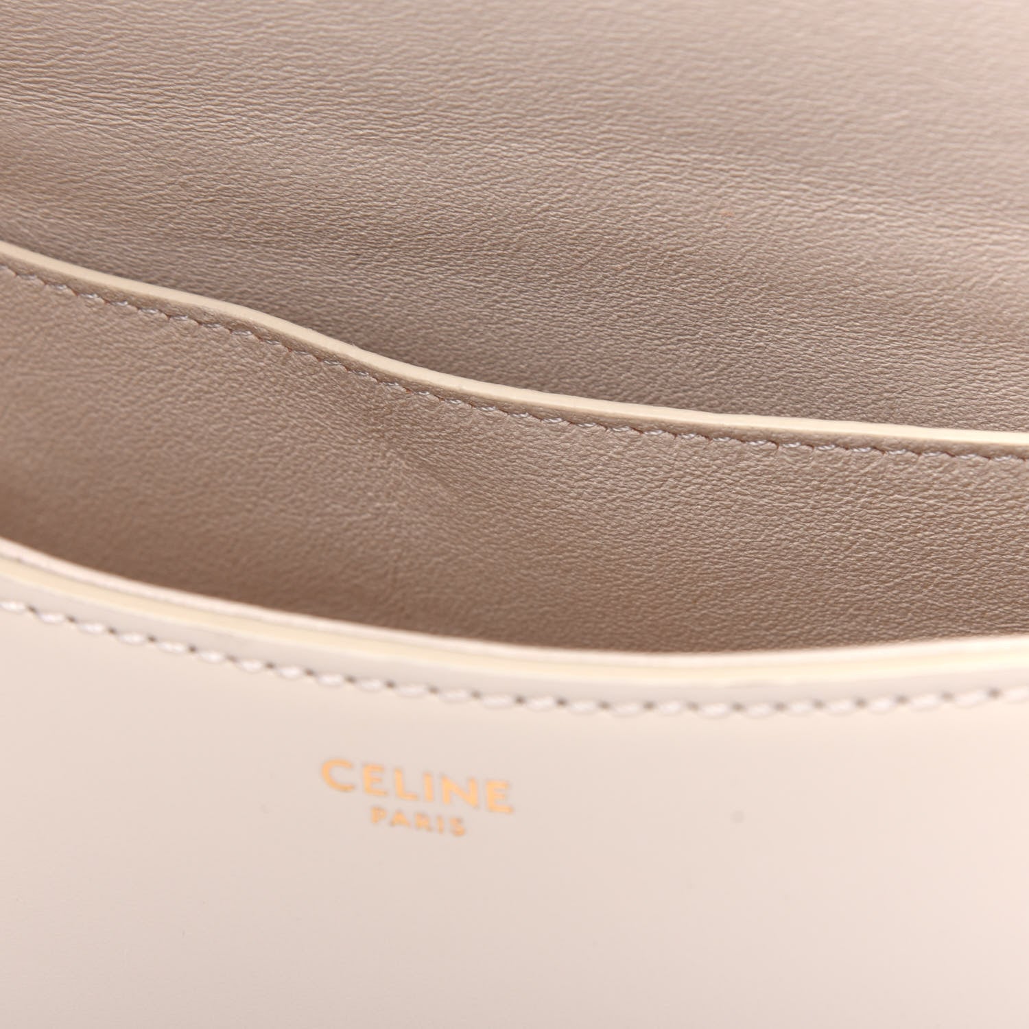 Celine Natural Calfskin Small Crecy Bag Cream 8 of 13