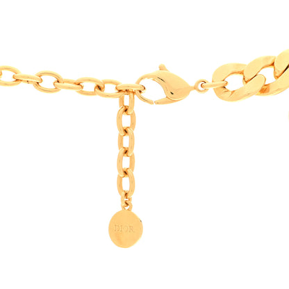 Christian Dior Metal Danseuse Etoile Chain Choker Necklace Gold 5 of 6
