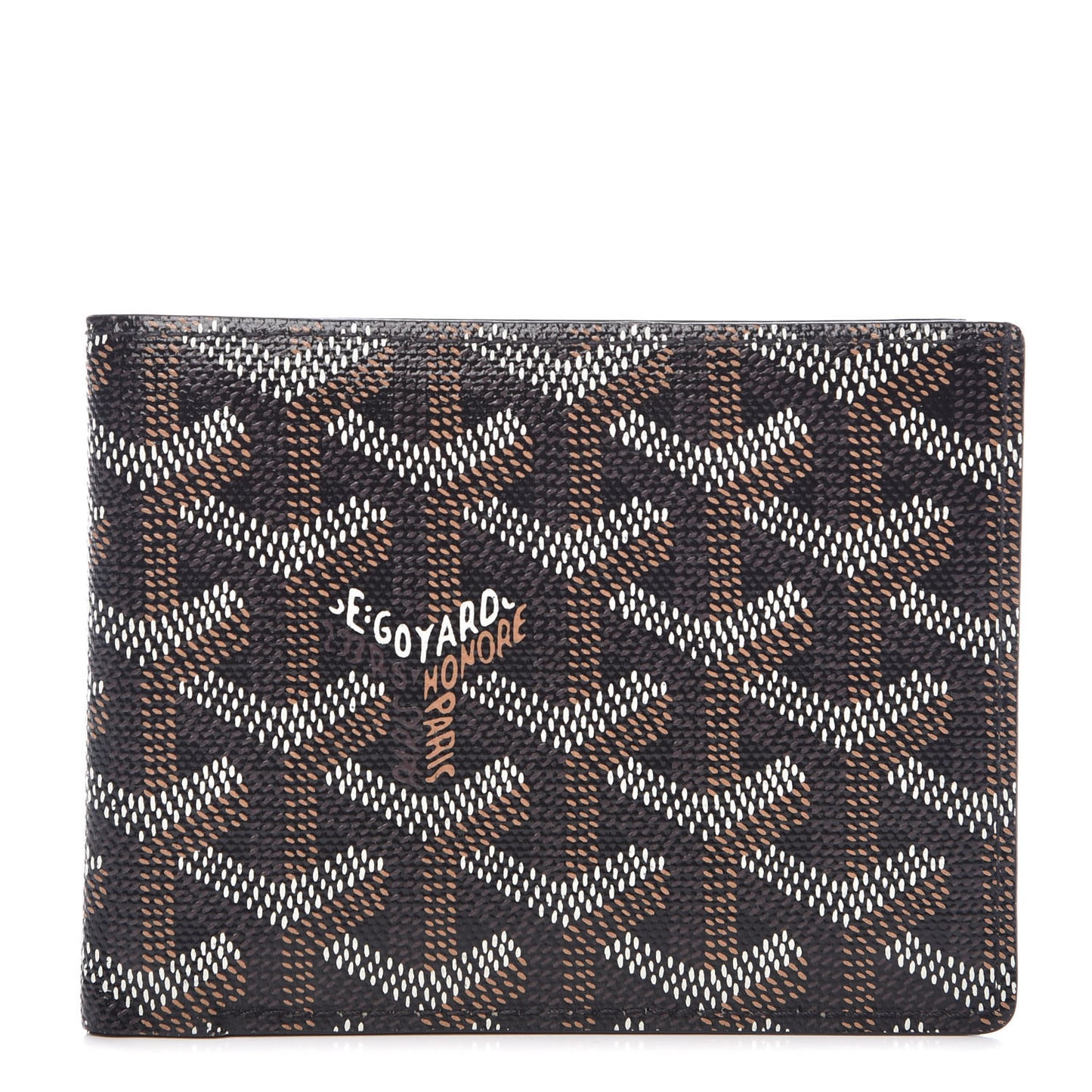 Goyardine Bi-Fold Victoire PM Wallet Black
