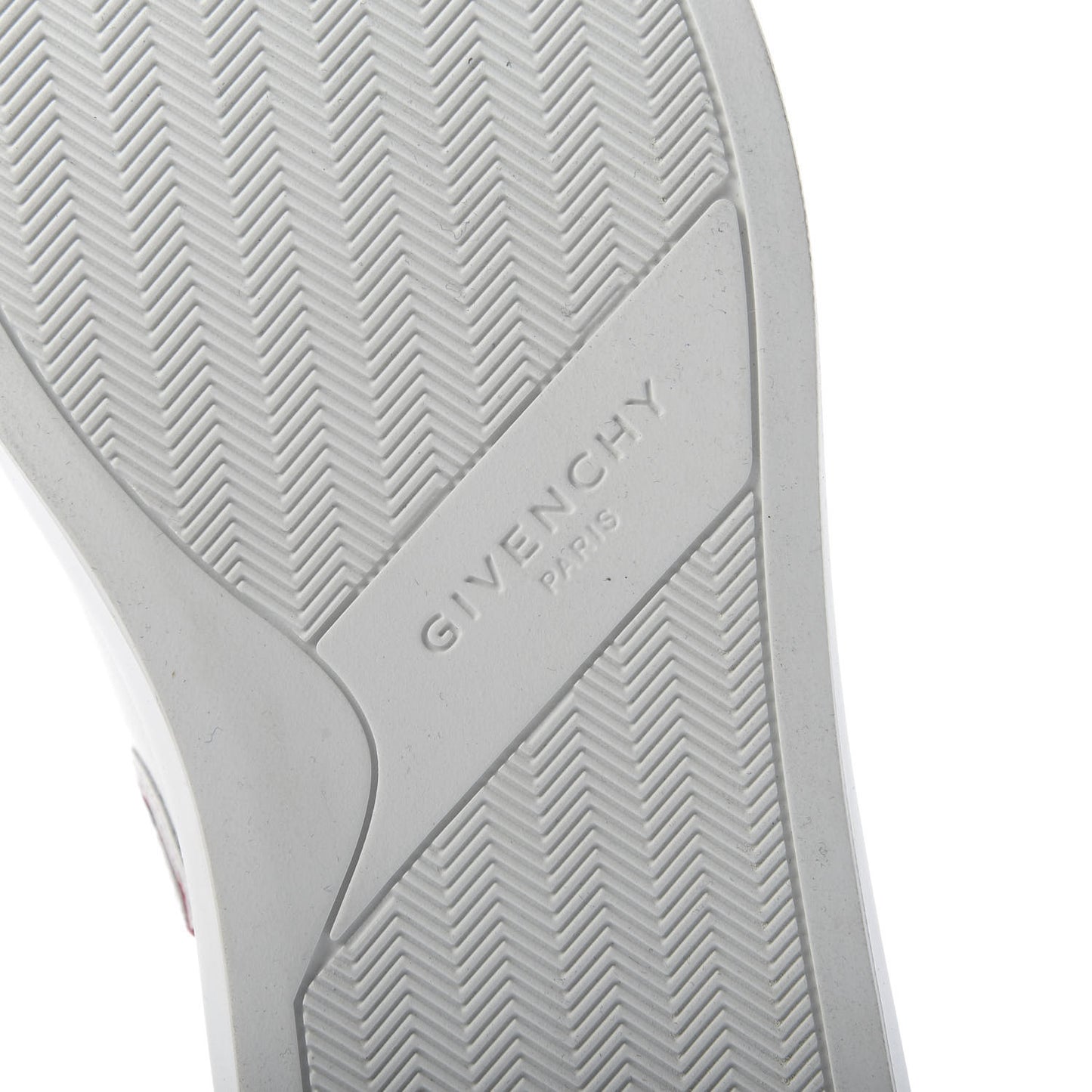 Calfskin Reverse Logo Womens Urban Street Sneakers 36.5 White Red