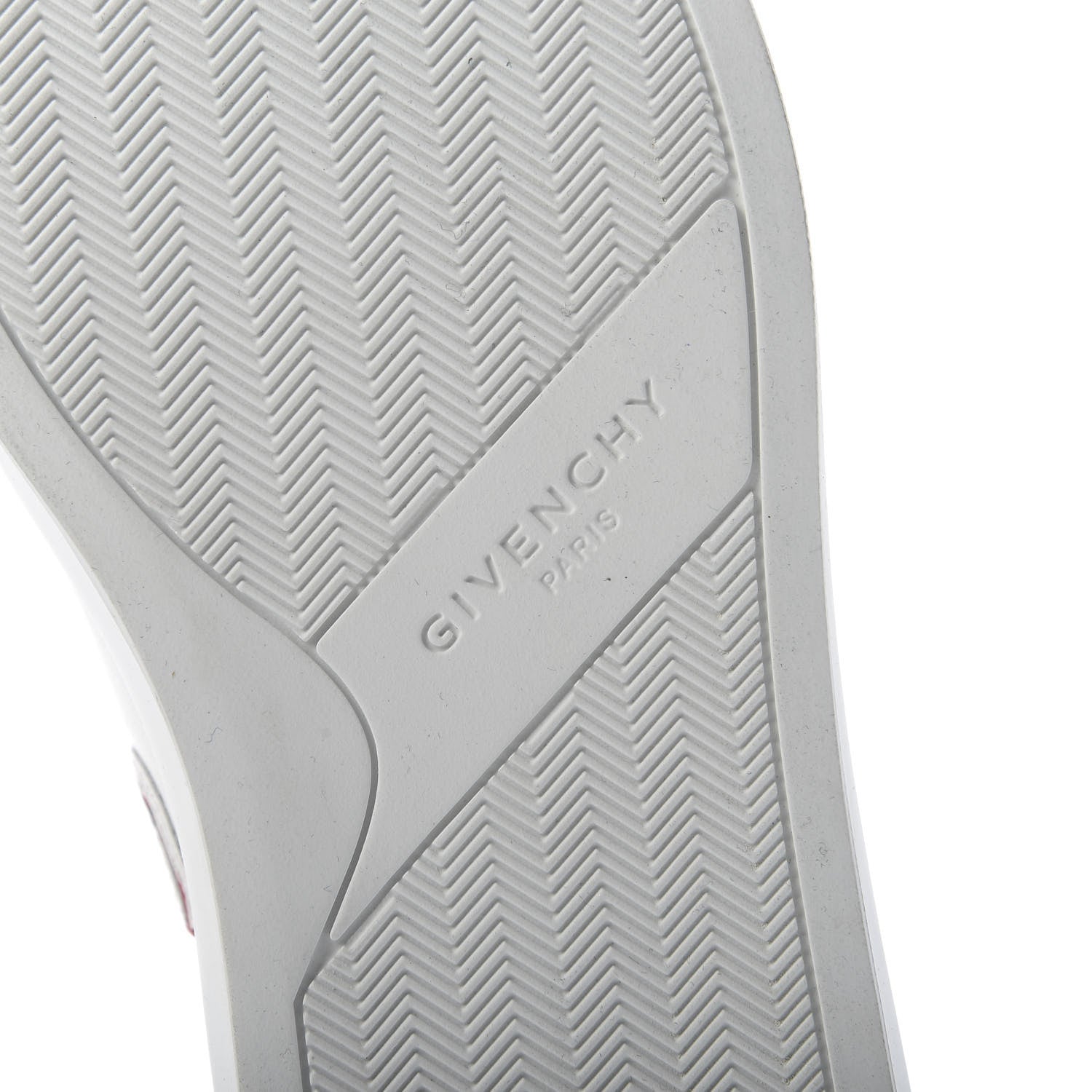 Givenchy Calfskin Reverse Logo Womens Urban Street Sneakers 36.5 White Red 8 of 10