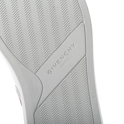 Givenchy Calfskin Reverse Logo Womens Urban Street Sneakers 36.5 White Red 8 of 10