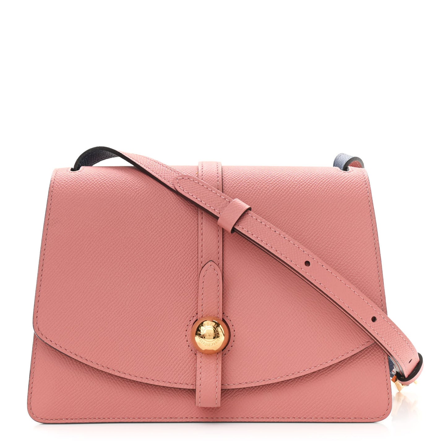 Carat Calfskin Madeleine Bag Wood Rose Ocean