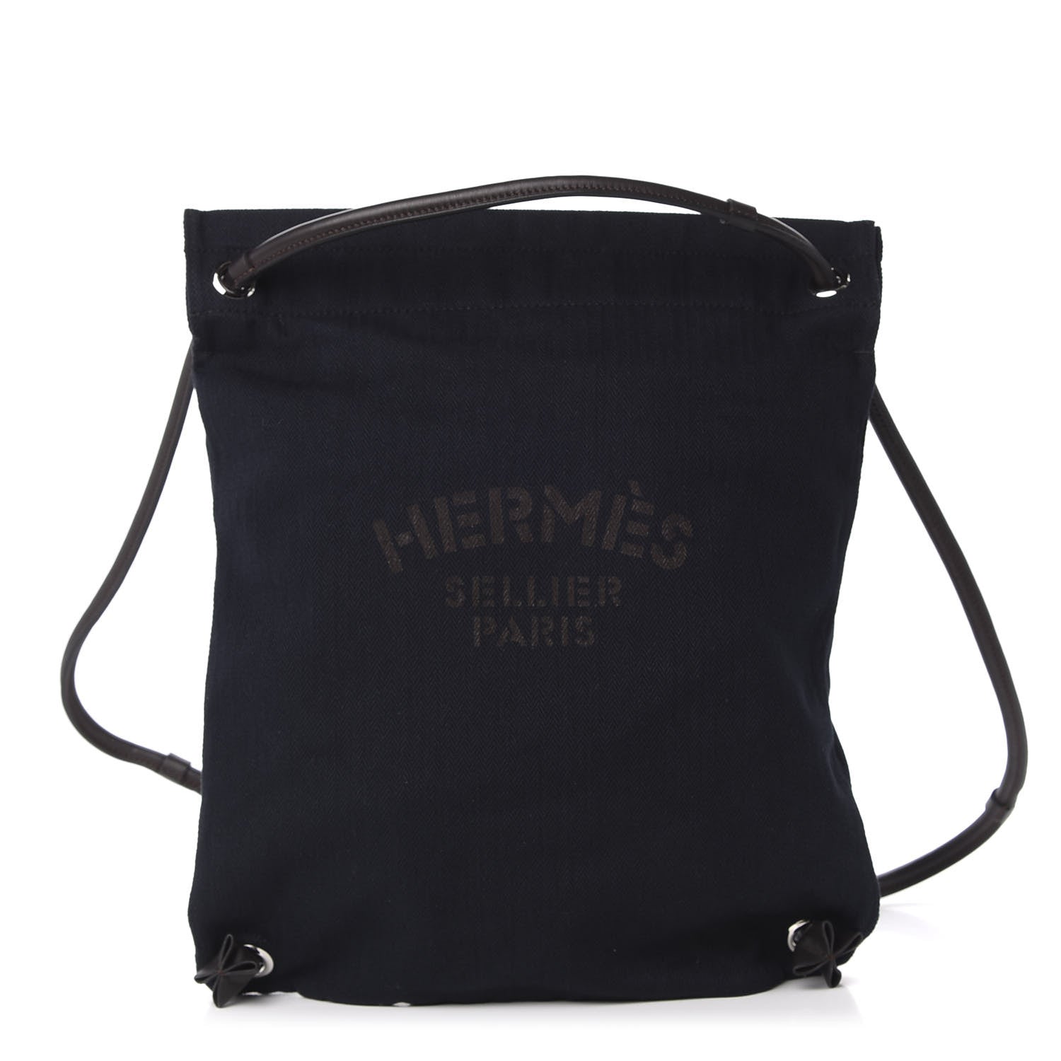 Hermes Toile Swift Maline Bag Navy Ebene 1 of 8